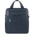  Skórzana teczka Akron z przegrodą na laptopa 33 cm Model blue