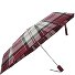  Alu Drop S Pocket Umbrella 98 cm Model garnet red check