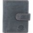  Vintage Original Wallet RFID Leather 8 cm Model steel blue-orange