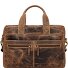  Vintage Teczka Skórzany 38 cm Komora na laptopa Model brown
