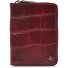  Portfel Ochrona RFID Skórzany 12.5 cm Model red