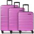  Munich 4.0 4 kółka Zestaw walizek 3-części z funkcją poszerzenia Model pink dull