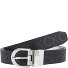  Pasek skórzany Model mono-black | 85 cm