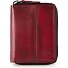  Destressed Portfel Ochrona RFID Skórzany 10.5 cm Model deep red