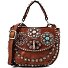  Afrodite Mini Torba Handbag Skóra 18 cm Model cognac