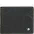 Up! Portfel Ochrona RFID Skórzany 10.5 cm Model black-taupe Up! Portfel Ochrona RFID Skórzany 10.5 cm Model black-taupe