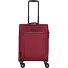  Travel Line 9704 4 kółka Walizka kabinowy S 55 cm z plisą rozprężną Model dark red