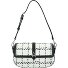 Behind the Seams Torba na ramię Skórzany 26 cm Model black white karl boucle Behind the Seams Torba na ramię Skórzany 26 cm Model black white karl boucle