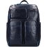  Blue Square Revamp Backpack RFID Leather 42 cm Laptop Compartment Model night blue