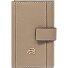  Circle Etui na karty kredytowe Ochrona RFID Skórzany 6.5 cm Model taupe