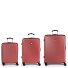  Vienna 4-Wheel Suitcase Set 3szt. Model coral