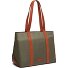  Otta Shopper Bag Skórzany 40 cm Komora na laptopa Model steel green