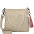 Herzweg Torba na ramię Skórzany 24 cm Model beige-sand Herzweg Torba na ramię Skórzany 24 cm Model beige-sand
