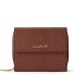  Portfel z skóry typu „zip-around” z Bolonii, 12 cm Model brown