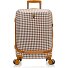  EZ Fashion 4 kółka Walizka kabinowy S 53 cm z plisą rozprężną Model brown houndstooth