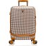  EZ Fashion 4 kółka Walizka kabinowy S 53 cm z plisą rozprężną Model brown houndstooth