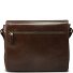  Skagen Briefcase Messenger Skórzany 38 cm Komora na laptopa Model redbrown