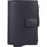  Pero C-Four Etui na karty kredytowe Ochrona RFID Skórzany 7 cm Model black