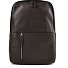  Kennington Plecak Skóra 42 cm Komora na laptopa Model darkbrown