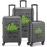  Interface 4 kółka Zestaw walizek 3-części Model green