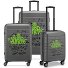  Interface 4 kółka Zestaw walizek 3-części Model green