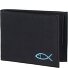  New Cryptan Portfel Ochrona RFID 8.5 cm Model schwarz-freedom fish cyan