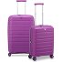  B-Flying 4 kółka Zestaw walizek 2-części z plisą rozprężną Model orchidea