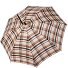  Parasolka Steel Burgundy Stick 80 cm Model karo beige