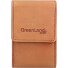  GreenLand NATURE Etui na karty kredytowe Ochrona RFID Skórzany 7 cm Model cognac2