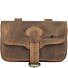  Vintage Military Fanny Pack Leather 16 cm Model save brown