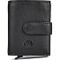  Vintage Portfel Ochrona RFID Skóra 10 cm Model black