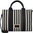  Malie Shopper Bag 38 cm Model stripes black