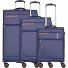 Silhouette 4 kółka Zestaw walizek 3-części z plisą rozprężną Model dark blue