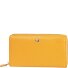  Portfel gąbczasty skóra 19 cm Model yellow