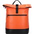  Upcycled Tarpaulin Plecak 42.5 cm Komora na laptopa Model orange-black