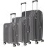  Elvaa 4 Roll Suitcase Set 3szt. Model schwarz