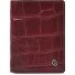  Portfel Ochrona RFID Skóra 8 cm Model red