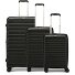  Travel Line 4700 4 kółka Zestaw walizek 3-części z plisą rozprężną Model black