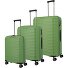  Mooby 4 kółka Zestaw walizek 3-części Model grün