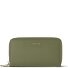  Bologna Leather XL Double Zip-Around Wallet RFID Leather 20 cm Model olive