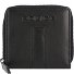  PT389-10368 Skórzany portfel 12 cm Model black