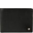  Roccia Portfel Ochrona RFID Skórzany 12.5 cm Model schwarz