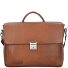  400 Series Briefcase Leather 40 cm Laptop Compartment Model cognac