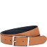  Luca Pas Skórzany Model cognac-navy | individuell kürzbar