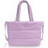  Puffer Shopper Bag 43 cm Komora na laptopa Model lavender
