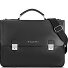  Valencia Teczka Skóra 38 cm Komora na laptopa Model black