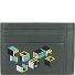  Niebieskie skórzane etui na karty kredytowe Square Revamp RFID 11,5 cm Model green-yellow/graphic