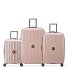 Carrousel 4 kółka Zestaw walizek 3-części z plisą rozprężną Model pink Carrousel 4 kółka Zestaw walizek 3-części z plisą rozprężną Model pink