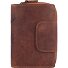  Monterey Portfel Ochrona RFID Skórzany 10 cm Model cognac