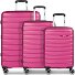  Paris 4 kółka Zestaw walizek 3-części z funkcją poszerzenia Model arctic-pink